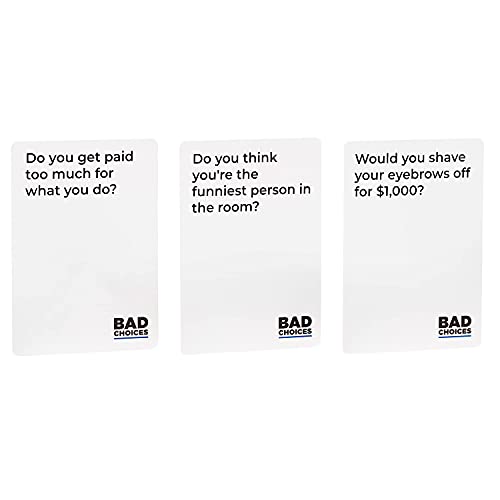 Image of Awestuffs Bad Choices Fun Games & Game Night Party Games