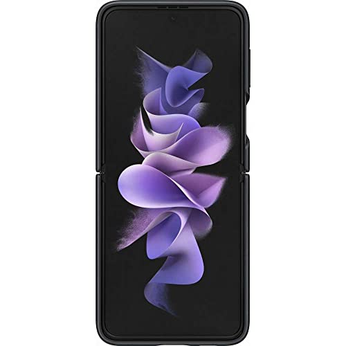 Samsung Galaxy Z Flip3 Leather Cover - Official Case - Black