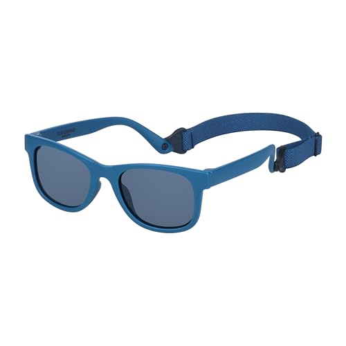 Image of COCOSAND Baby Sunglasses with Strap Polarized Flexible Square UV400 for Infant Toddler Boys Girls Age 0-24 Months