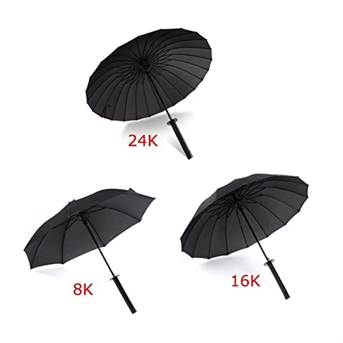 Parapluie du vent grand modèle extérieur 24K avec mât long robuste