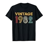 Vintage 1982 40th Birthday Gift Men Women 40 Years Old T-Shirt
