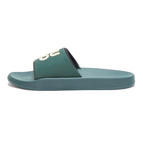Image of HUGO Men's Stacked Logo Slide Sandal