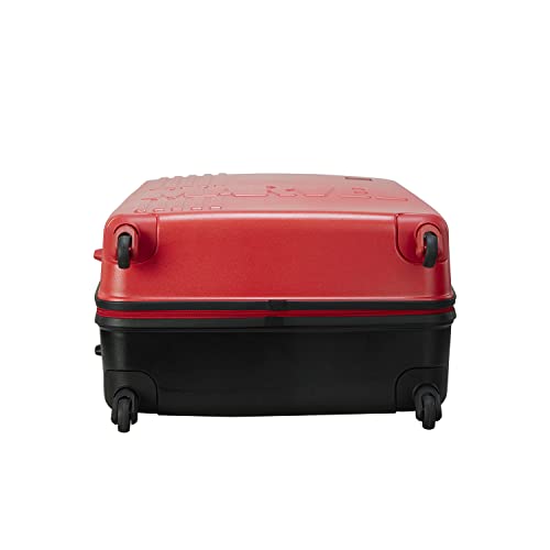 Skybags Marvel Check-in Trolley Bag, Large-80cms | Dual Colored Hard-Sided Trolley Bag for Travel (Red & Black) 6