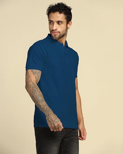 Image of VastraVibes Men's Polo Regular Fit T-Shirt