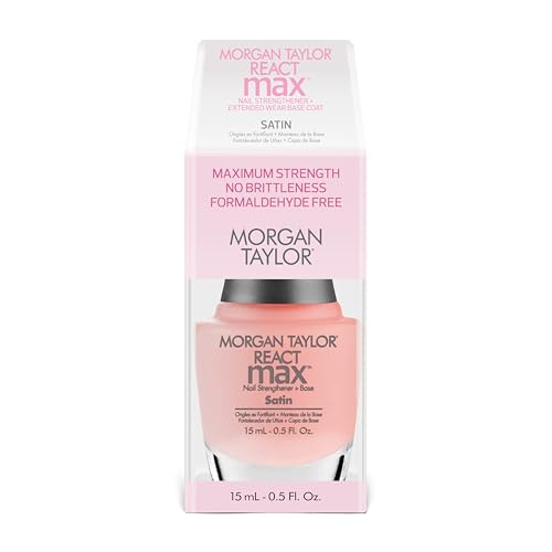 Bild: Morgan Taylor React Max Satin Nagelhrter ohne Formaldehyd, hlt sehr lang, 15 ml fr 9,99 EUR bei amazon.de