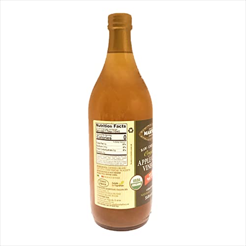 Mantova 100% Raw-Unfiltered Organic Apple Cider With "The Mother" 34 Oz  thumb #2