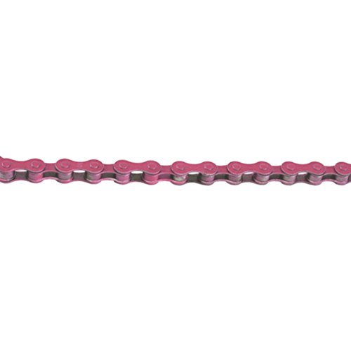 KMC Z410 Bicycle Chain (1-Speed, 1/2 x 1/8-Inch, 112L, Pink)