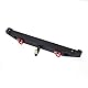 RC Crawler Heckstoßstange, RC Auto Heckstoßstange mit LED Leuchte Trailer Buckle, Crawler Heckstoßstange für Traxxas TRX-4 SCX10II 90046 Autoteil