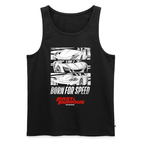 Débardeur Homme Bio Fast and Furious Voiture De Course Born for Speed