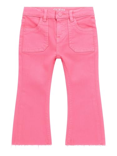 GUESS Girls' Eco Stretch Denim Flare Pants