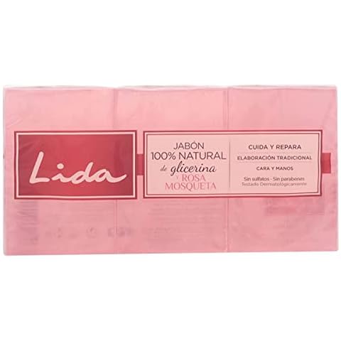 Jabón Natural de Glicerina y Rosa Mosqueta de Lida Cover