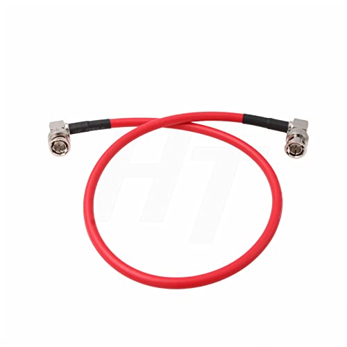 HangTon 12G SDI Raw 4K 60p Video Cable Right Angle BNC Coaxial Shielded for Sony FS7 FX9 FX6 Alexa DSMC2 Camera Blackmagic SmallHD Atomos Monitor (50cm - Image 3