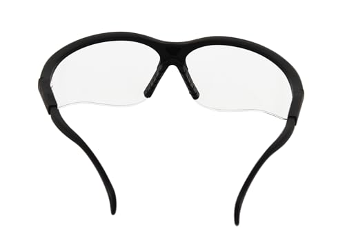 Image of Karam ES005 Safety Goggles with Transparent Lens | Scratch & Impact Resistant | Safety Glasses for Multipurpose Use for Pollution, Dust, Riding & Construction Work