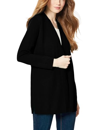 Image of Jones New York Womens Icon Open Front Cardigan Sweater