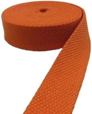 Miniatura 5 de Webbing Strap Cinta De Lona De Algodón para Bolso, 5 Metros, 32mm, Novedad Heavy Cotton Webbing (Color  Red)