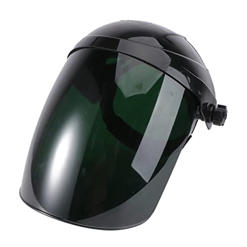 Welding Helmet Protective Mask for High Temperature Welding Operations Secure Head-wear Design Dark Green