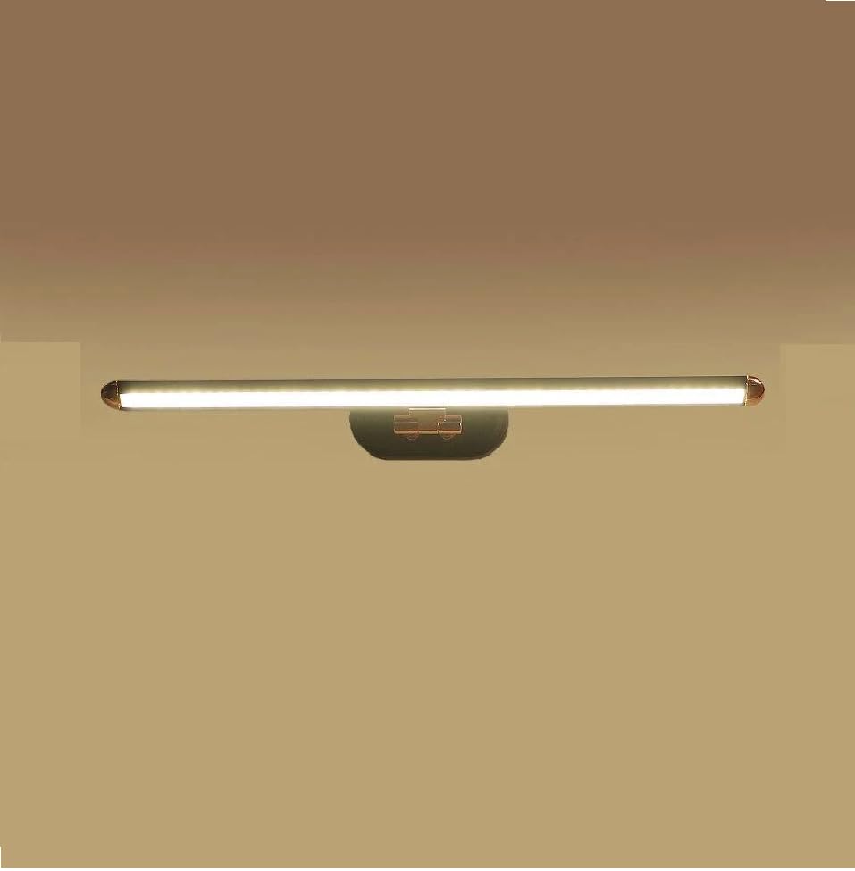 Image of Groeien 6 WATT LED 3 Color Black Body Rose Gold Picture Photo Frame /Mirror Bathroom Wall Light with Adjustable Head(Warm+Natural+Coolwhite) (6WATT-Black,Rosegold)