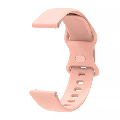 Image of 20mm Soft Silicone Nato Strap Replacement Belt Band For Fastrack Reflex Vybe Smart Watch Straps [ Not for any Other Model]