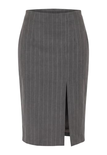Jupe crayon taille haute fonce femme - vue 2