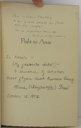 Flight to Arras B0006APKFY Book Cover