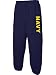 Navy NAVY Sweat Pants with gold print - Large