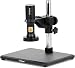 AmScope - 1080p HDMI All-in-One Digital Microscope with Zoom Optics on Table Stand - DM756H2D-TS