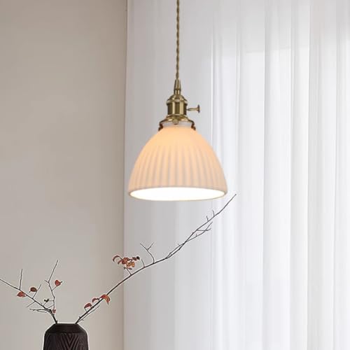 Lámpara colgante decorativa de estilo rústico para la mesita de noche 8