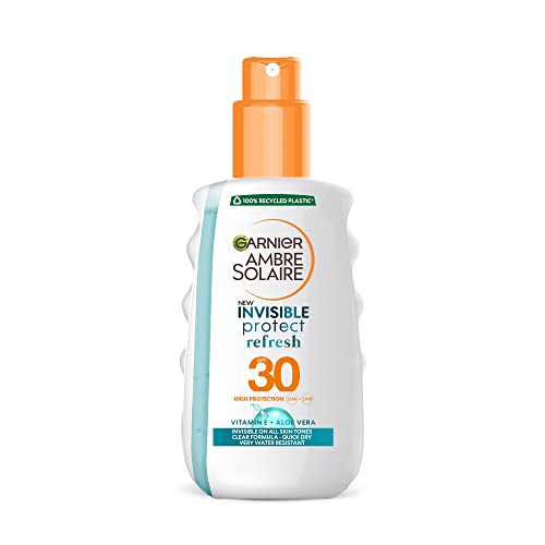Garnier Ambre Solaire Clear Protect Sun Cream Protection Spray SPF30 200ml