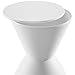 Modway Haste Contemporary Modern Hourglass Accent Stool in White