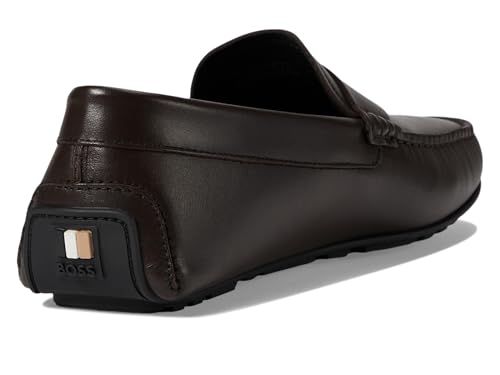 Image of BOSS Men's Smooth Leather Slip on Drivers