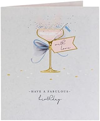 Birthday Card - Friend Birthday Card - Birthday Card for Her - Elegant Cocktail Design - Fabulous Birthday