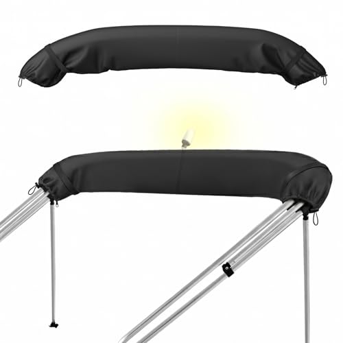 Oversize Bimini Top Storage Boot Cover Waterproof Top Cover Boot Suitable for Large or Oversized Frame Bimini Tops Weatherproof Outdoor Cover Fits up to 103 / 8.5 Wide Black