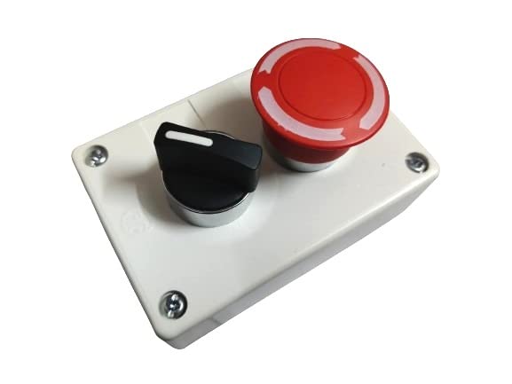 2 Way Control Box With Emergency Metal Push Button Spring | Desertcart ...