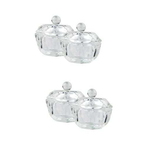 Set 4 tazas para manicure y arte en uñas miniatura 1
