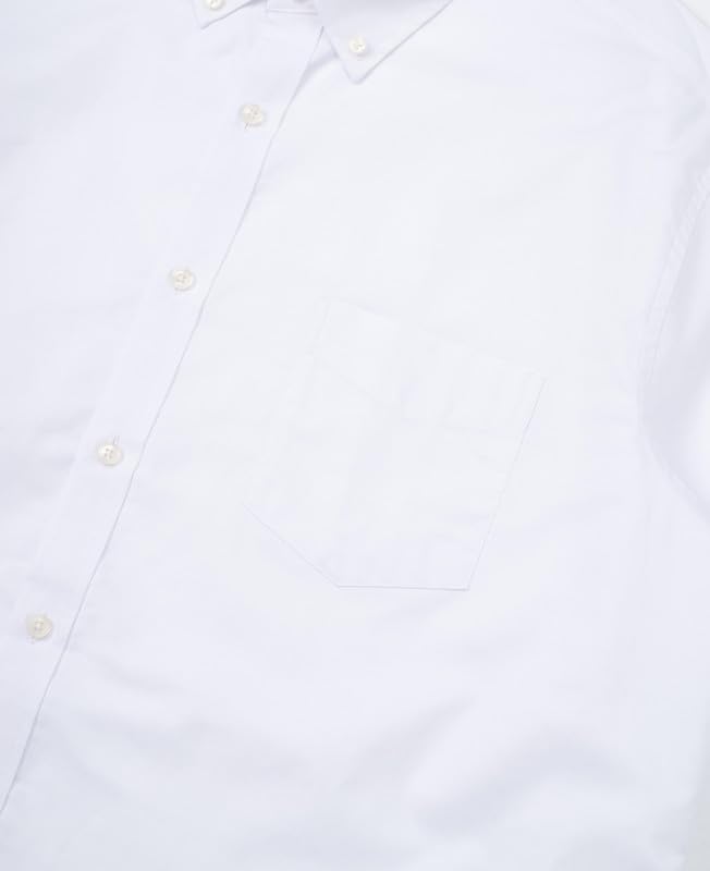 Big and Tall Oxford Dress Shirt for Men Button Down Shirts Long Sleeve Casual Shirt from XXL(T) to 6XL(T)4