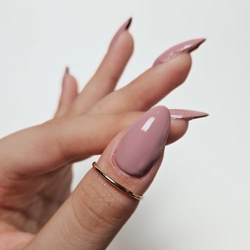 BAD COMPANY Nude Nail Polish 10ml, No Toxin Nail Lacquer, Long Lasting, Chip Resistant, Vegan, Quick Dry & Cruelty-Free Glossy Nail Paint - Never... - Image 3