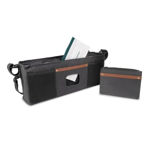 Best console for umbrella strollers WONDERFOLD Parent Console with Cup Holders