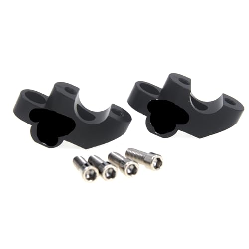 Rehausseur de guidon 22 mm pour CB900 Hornet noir | Finition usinée haute résistance
