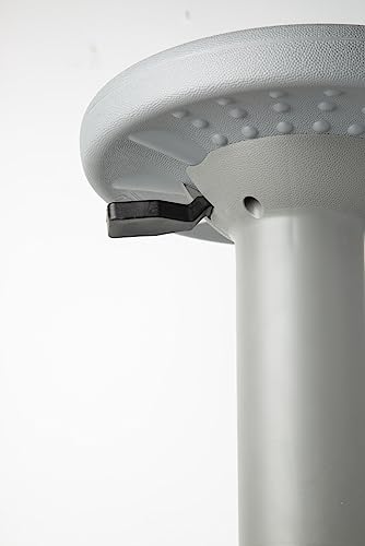 Image of Studico ActiveChairs Adjustable Wobble Stool, Flexible Classroom Seating, Improves Focus, Posture & Helps ADHD /ADD, Sensory Chair, Active Desk Chairs, Adjusts from 16.65 inch to 23.75 inch, Ages 13-18, Grey