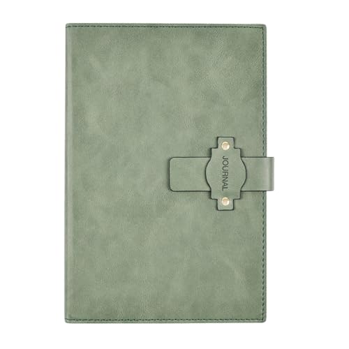 DLUKENY ハードカバーレザーノートブック 224ページ 大学罫線入りノートブック ジャーナル 旅行 ビジネス メモ帳 日記を書くためのメモ帳