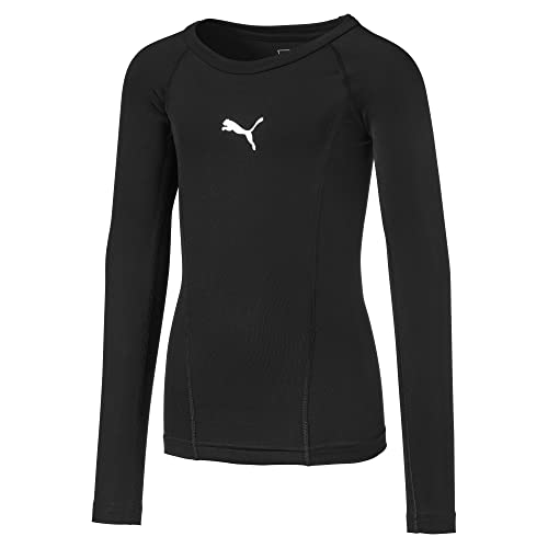 PUMA Kinder Liga Baselayer te Ls Jr Shirt, Puma Black, 152 EU