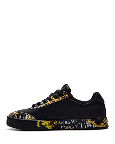 VERSACE JEANS COUTURE Chaussures Hommes Sneakers 74YA3SK6 ZP263 G89 Noir