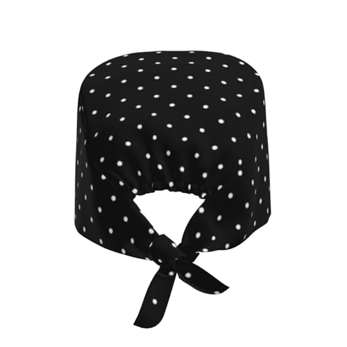 Image of Working Cap Scrub Cap with Sweatband Adjustable Unisex Women Tie Back Hat Nurse Surgical Caps