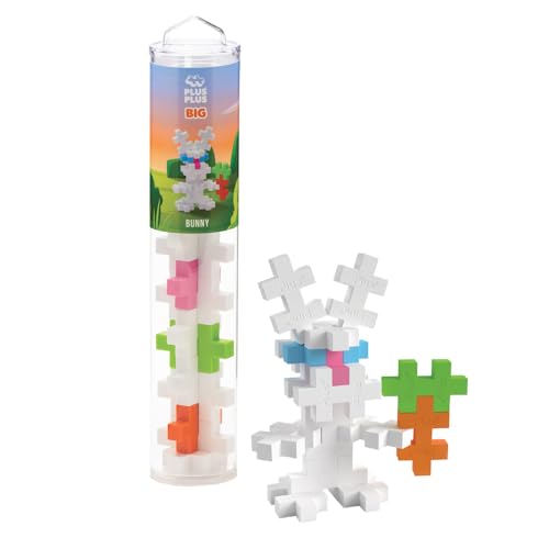 Image of PLUS PLUS Big Bunny Tube - 15 Piece Large Building Blocks for Toddlers