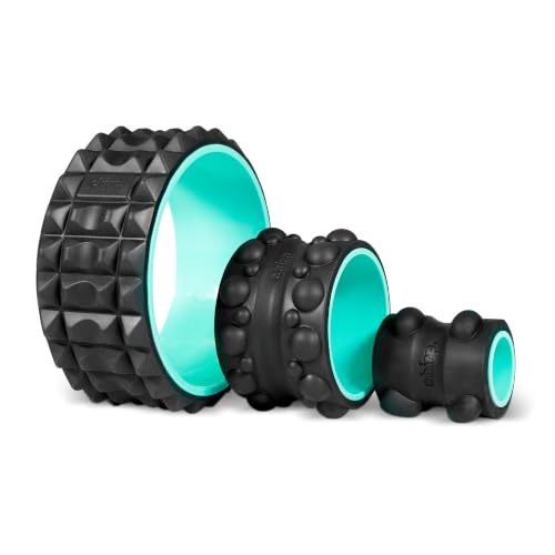 Chirp Wheel XR 3-Pack Foam Roller Set, Back & Neck Pain, 10/6/4' Mint