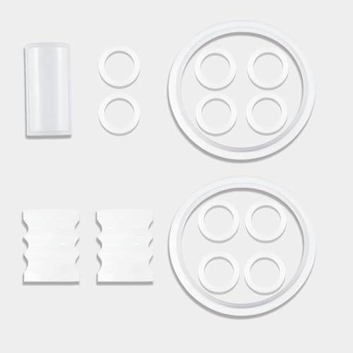 15-Piece Soft Serve Ice Cream Machine Repair Kit – O-Rings, Gaskets, Seals & Tubes for VEVOR, YIKAFU | Premium Food-Grade Silicone, Leak-Resistant, Easy Installation for Commercial & Home Use