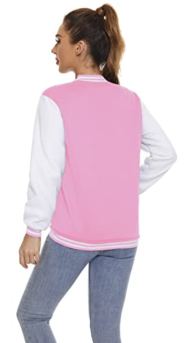 Yuji Itadori Women Varsity Jacket Baseball Lightweight Outwear Fleece Coat Button Down Clothes2
