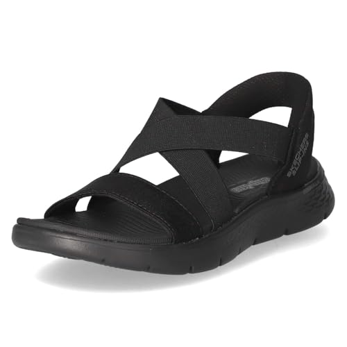 Image of Skechers Women's Go Walk Flex Sandal - Glimmer Up Hands Free Slip-ins