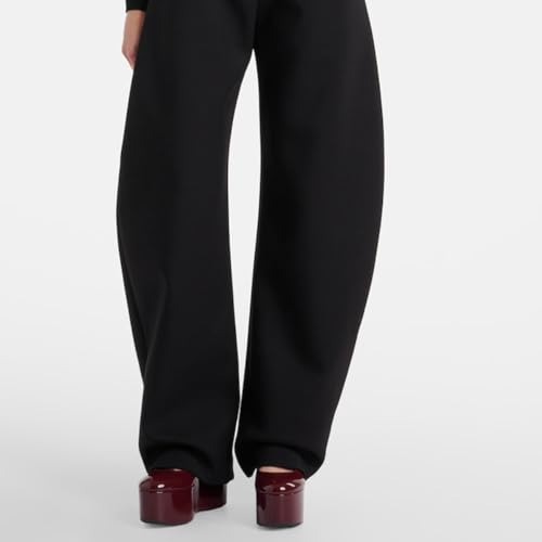 FYS Women's Platform Round Toe Pumps Cross Straps Wedge High Heels Sexy Club Party Evening Shoes Size 4-16 US2