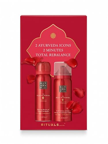RITUALS The Ritual of Ayurveda Geschenkset Schäumendes Duschgel & Körperlotion Mousse 2 x 50 ml